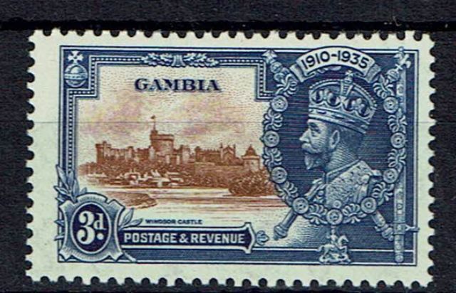 Image of Gambia SG 145b LMM British Commonwealth Stamp
